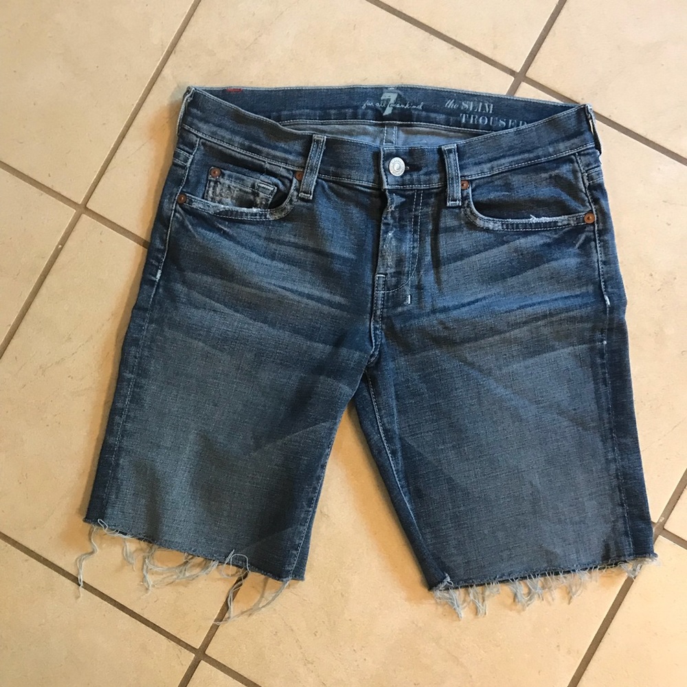 Seven for all mankind denim shorts
